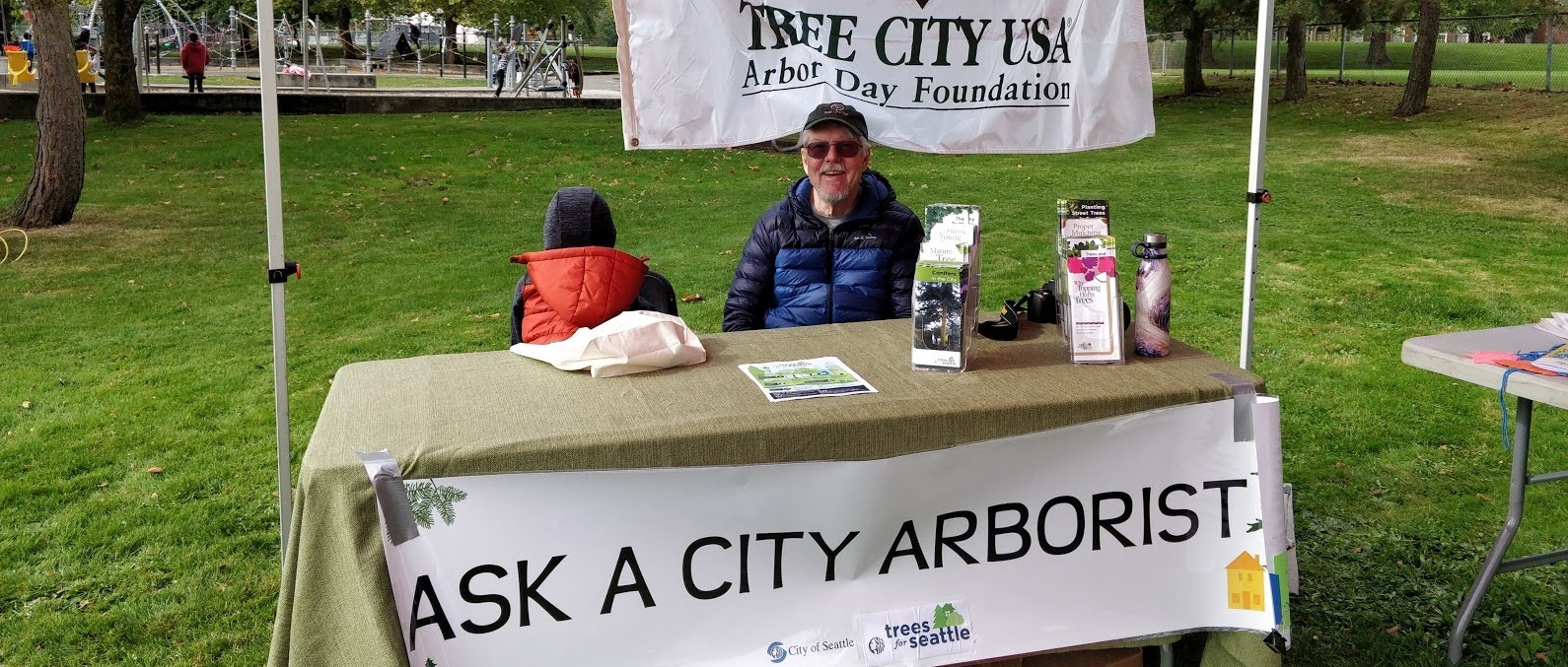 Ask an arborist booth