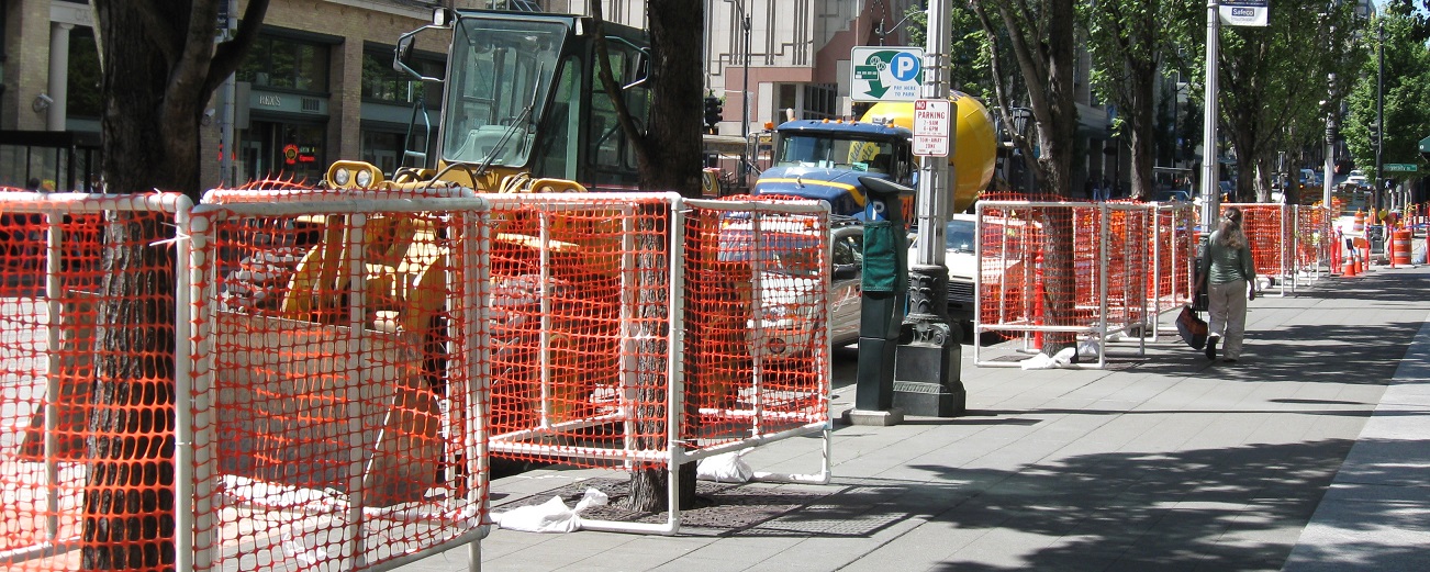 Tree protection during construction