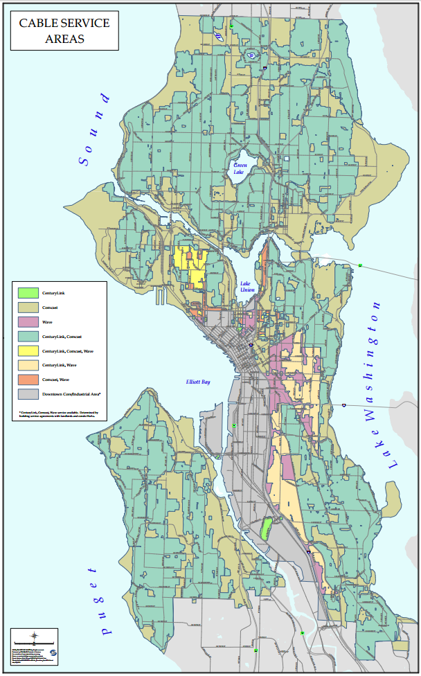 Gigabit availability map