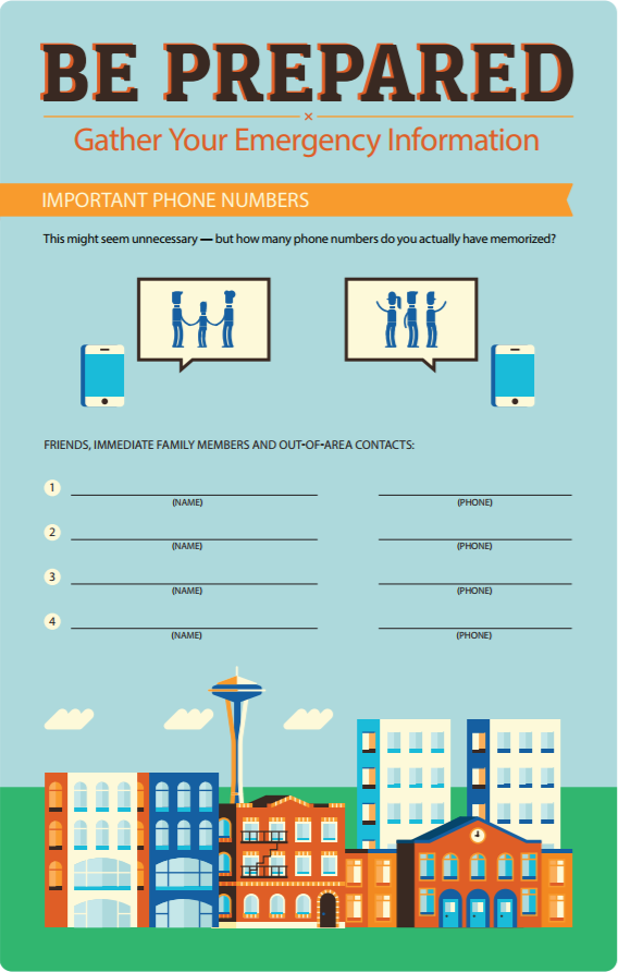 Image of Be Prepared Plan Template