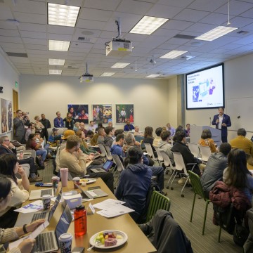 Mayor Harrell kicking off Seattle's first hackathon