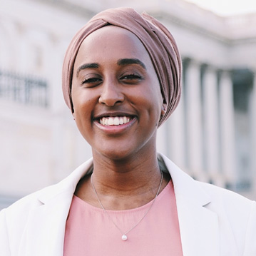 Headshot of Rodha Sheikh, Contracts and Policy Development Manager