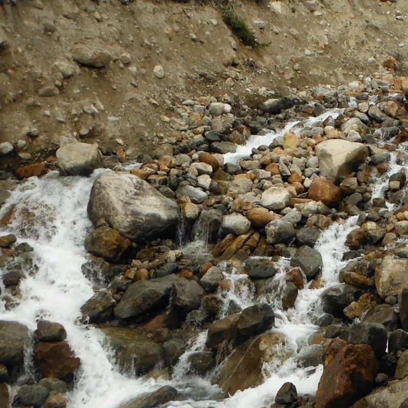 Glacial melt just below the Boston Glacier in the Upper Skagit.