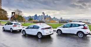 Fleet of Electric Vehicles Photo