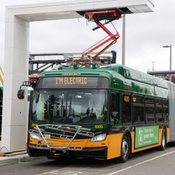 Electric Bus Photo - Photo taken by Seattle City Light staff.