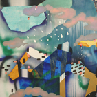 Chinese landscape painting and philosophy have a deep influence on my relationship to nature, its imagery, and its representation. This work was a response to questions on land, culture, and ownership.
