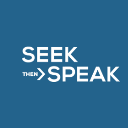 Seek Then Speak logo