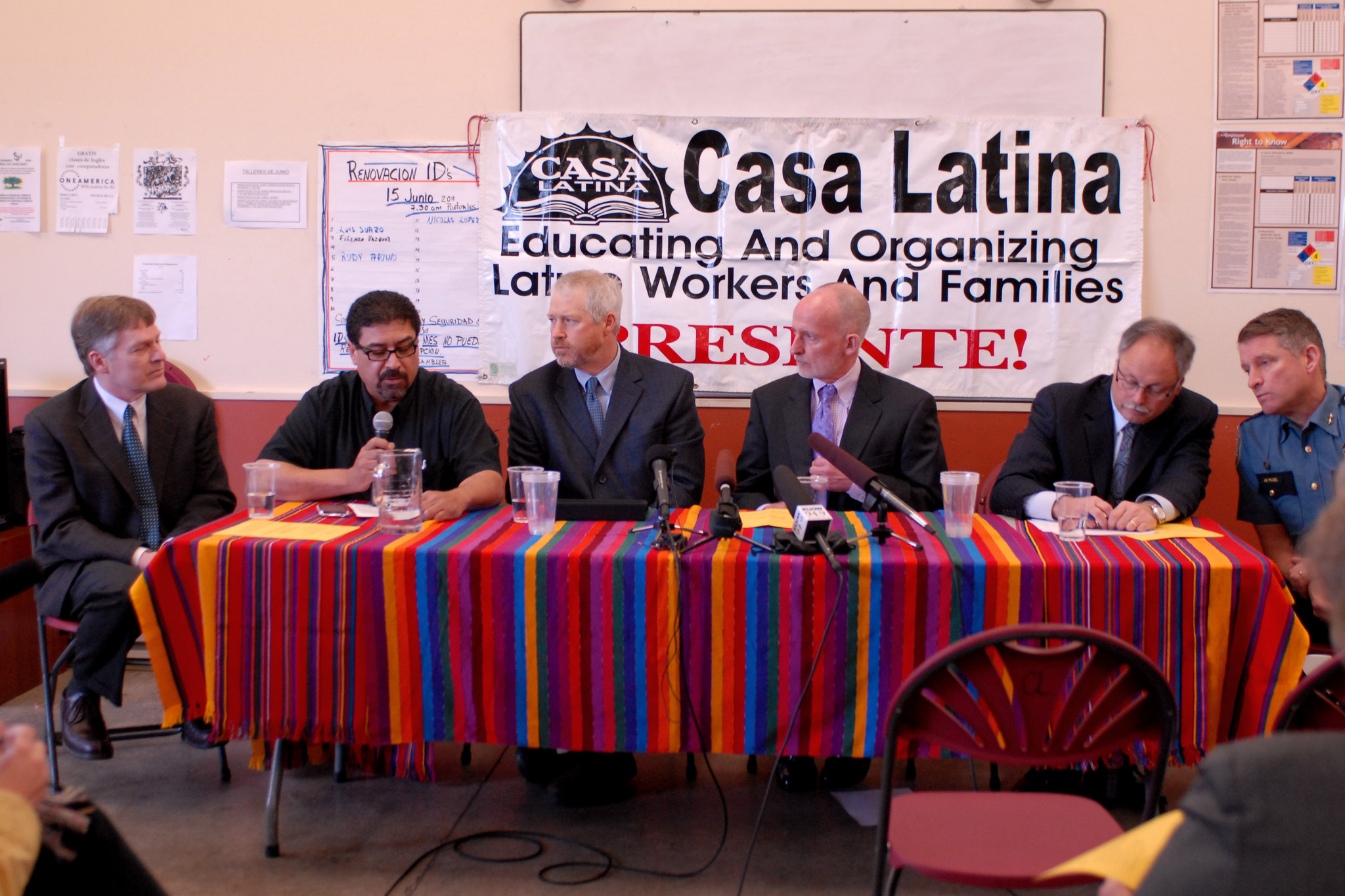 City officials mark enactment of wage theft ordinance