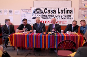 City officials mark enactment of wage theft ordinance