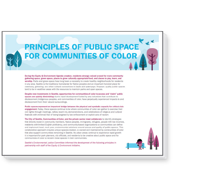 Cover image for Environmental Justice Committee’s Principles of Public Space for Communities of Color