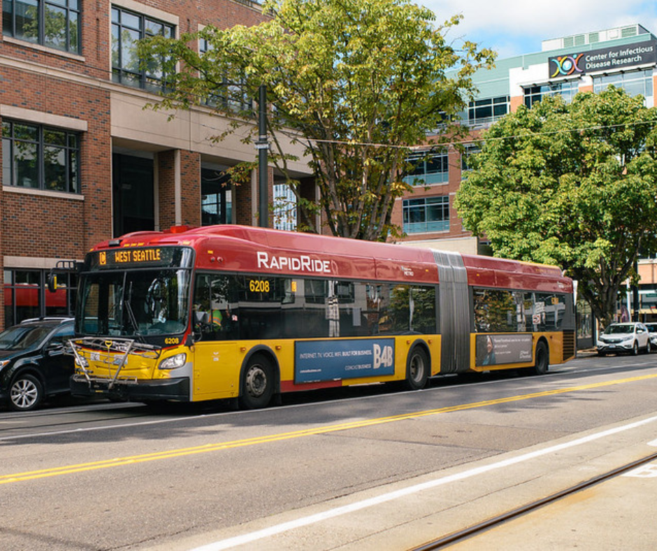 A Seattle Metro Rapid Ride Bus