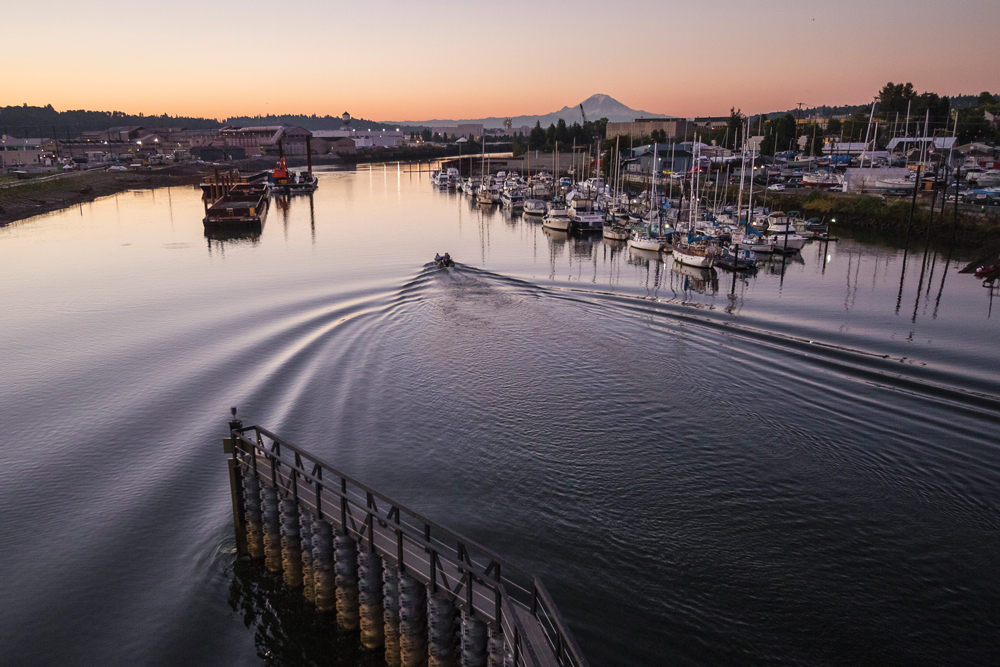 Boats on the Duwamish River