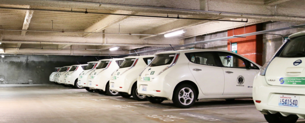 Parked Electric Cars