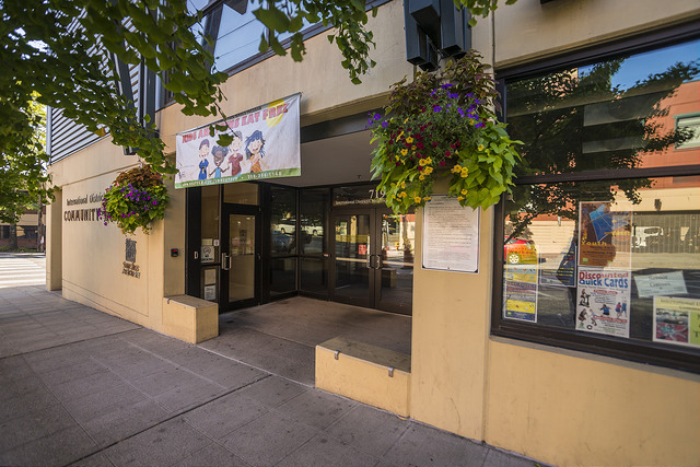 International District/Chinatown Community Center windows