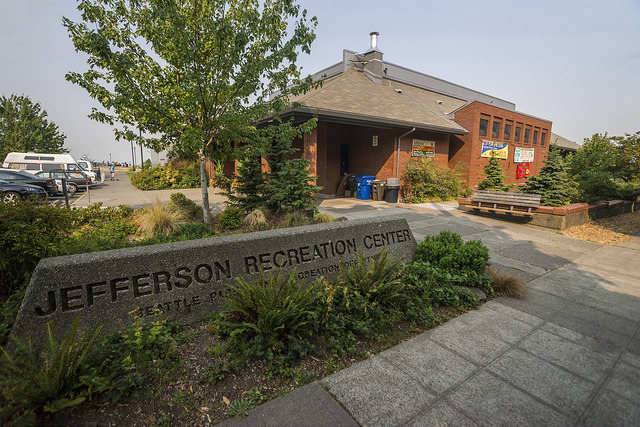 Jefferson Community Center outside entrance