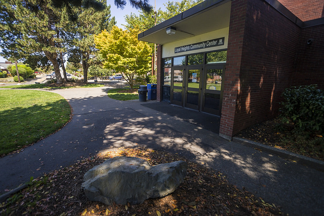 Loyal Heights Community Center entrance