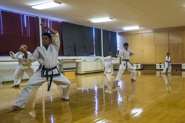 Magnolia Community Center karate class
