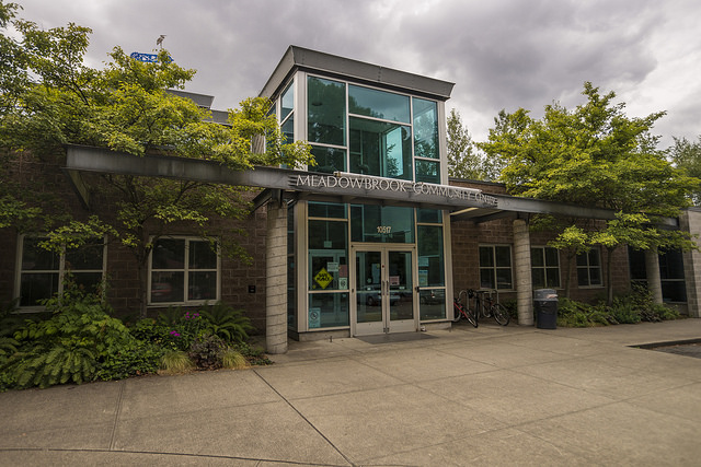 Meadowbrook Community Center entrance