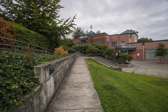 Miller Community Center sidewalk