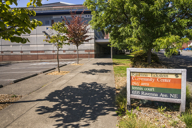 Ravenna-Eckstein Community Center sign