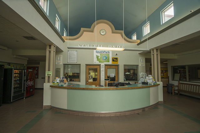 South Park Community Center lobby