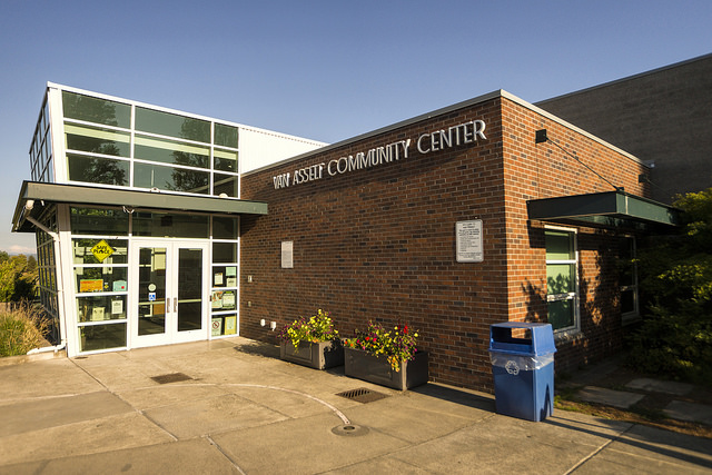 Van Asselt Community Center entrance