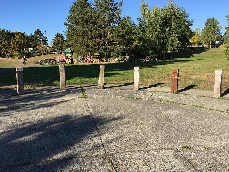 Entry to park 