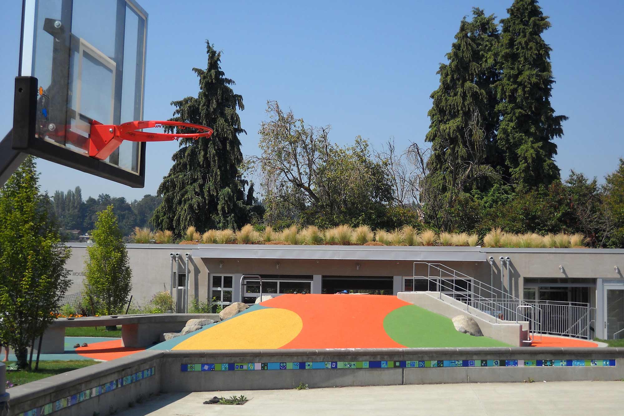 Colman Playground basketball court - Photo by Laurel Mercury