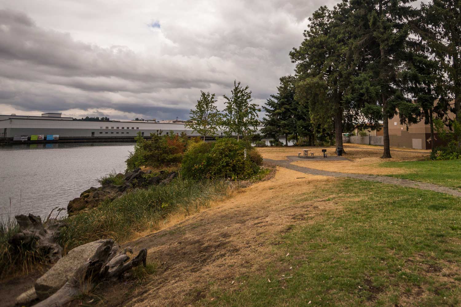Duwamish Waterway Park near water - photo by Laurel Mercury