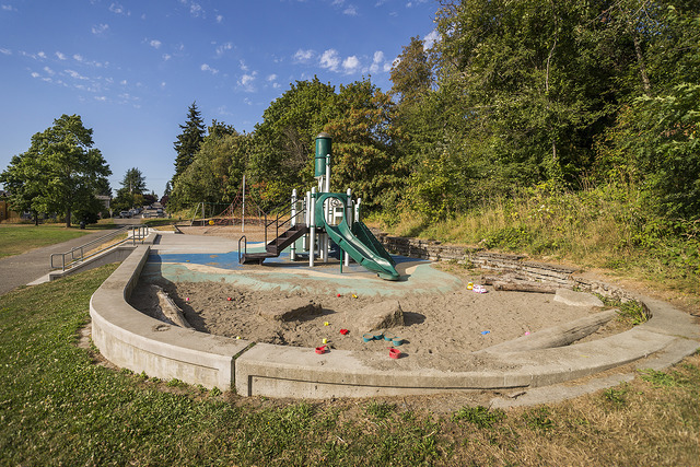 Fairmount Playground view of playground