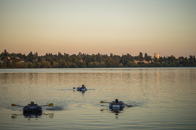 Green Lake Park rowing