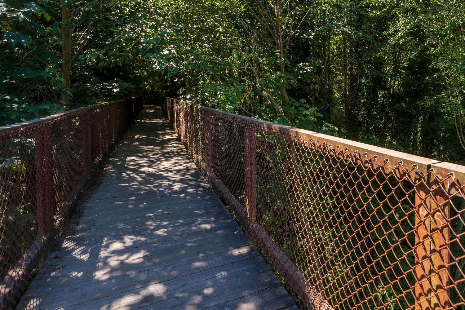 Bridge in Kiwanis Memorial Preserve Park - photo by TIA International Photography
