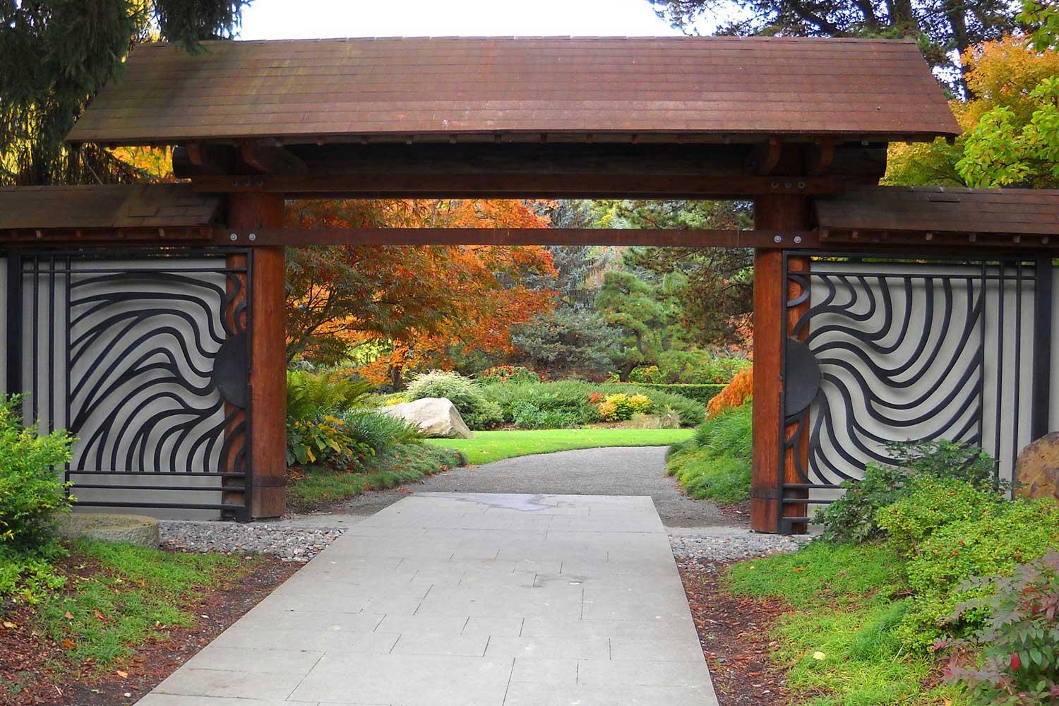 Entrance gate - photo by Laurel Mercury