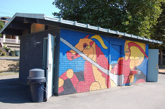 Lakewood Playground mural