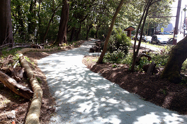 Entrance to the park
