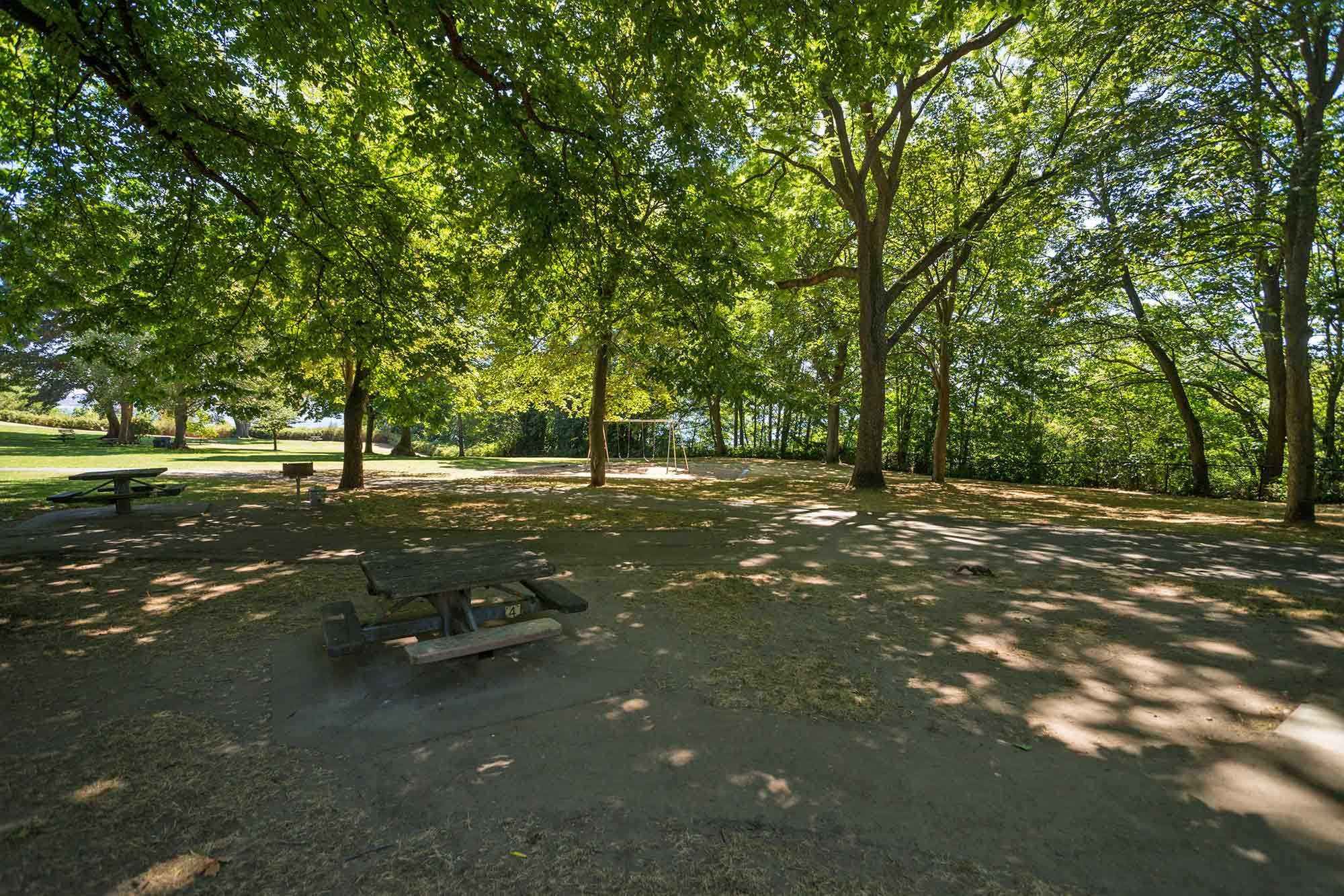 Magnolia Park picnic table - Photo by TIA International Photography