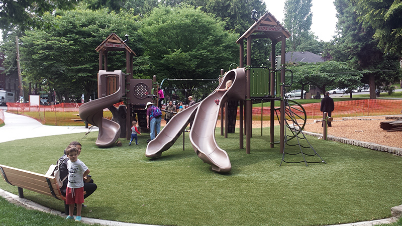 Newly renovated play area