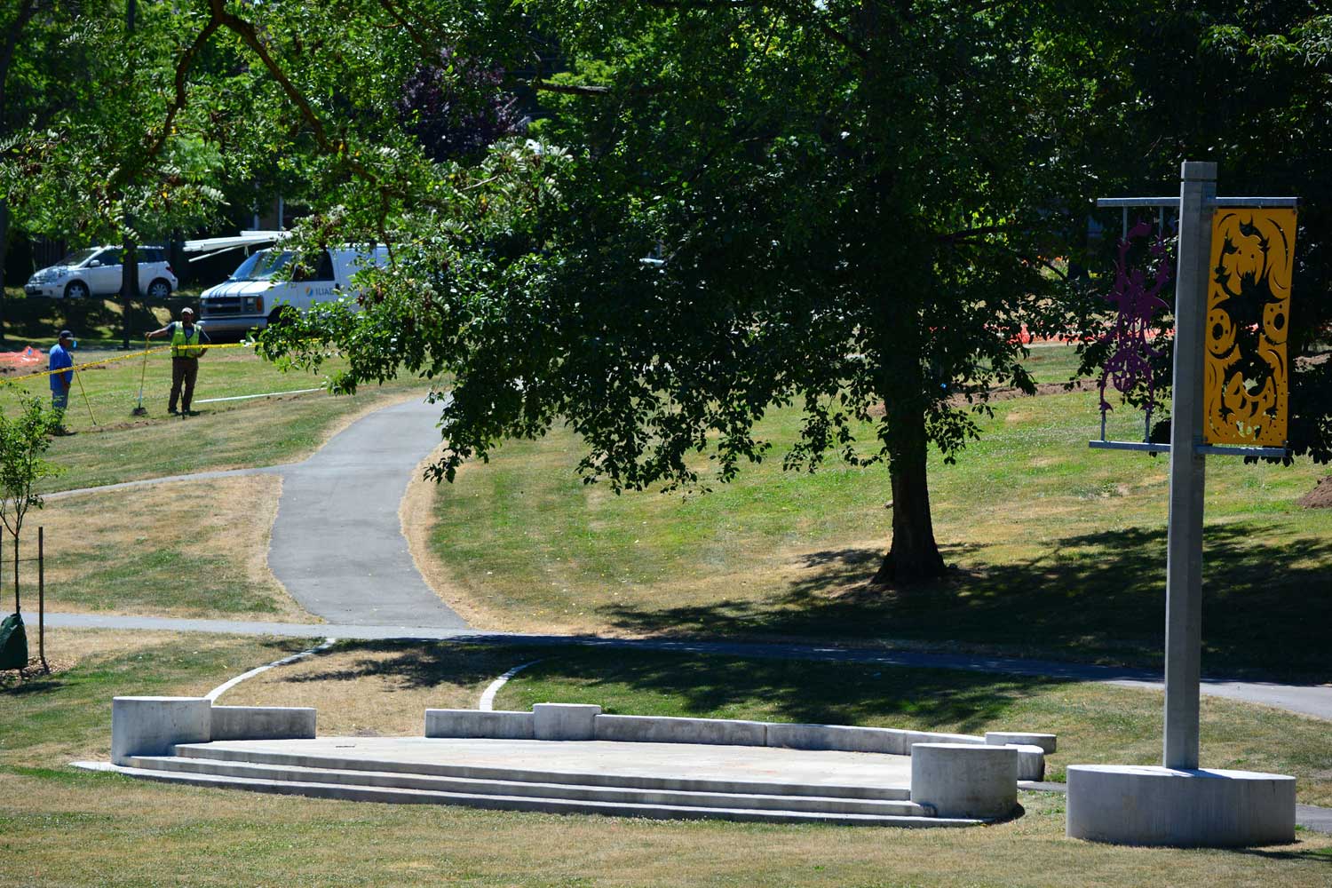Othello Playground outdoor stage