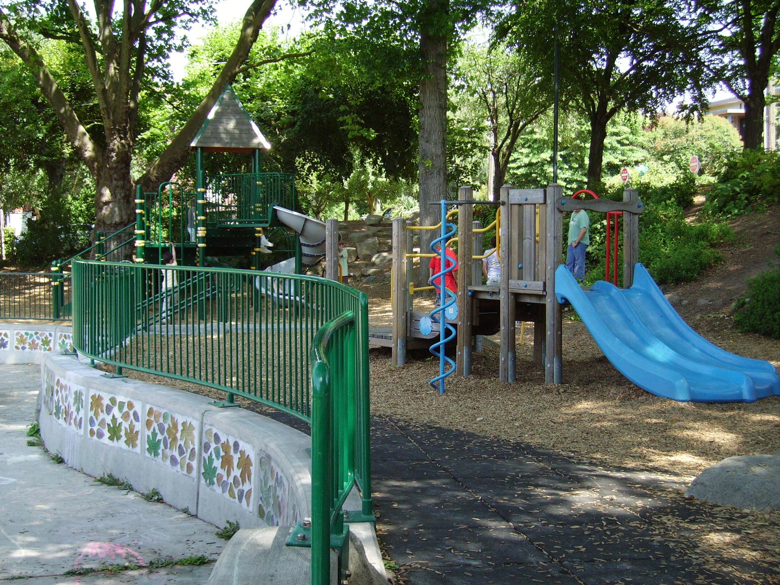 Slide at Rogers Playground