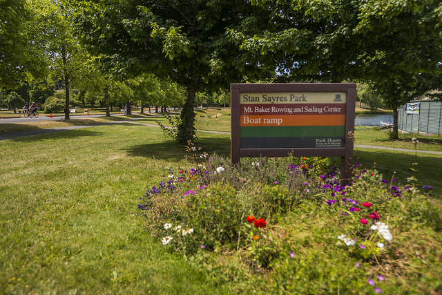 Stan Sayers Park sign
