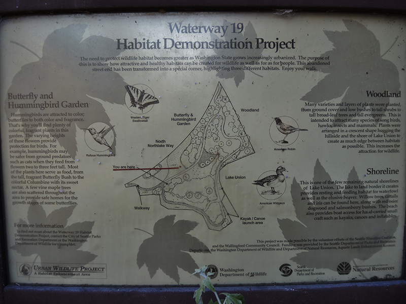 Waterway 19 sign