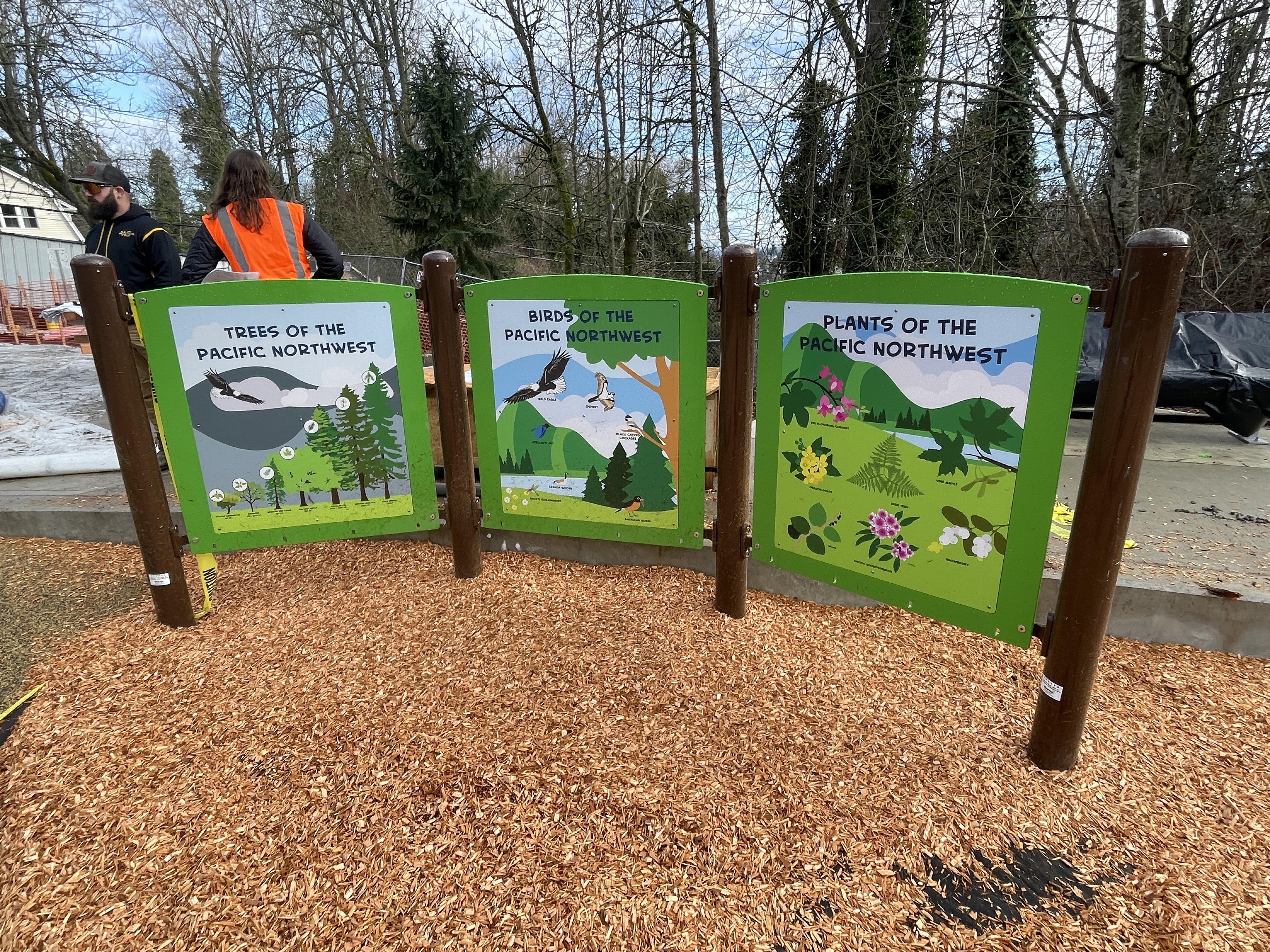 Dearborn Park signs
