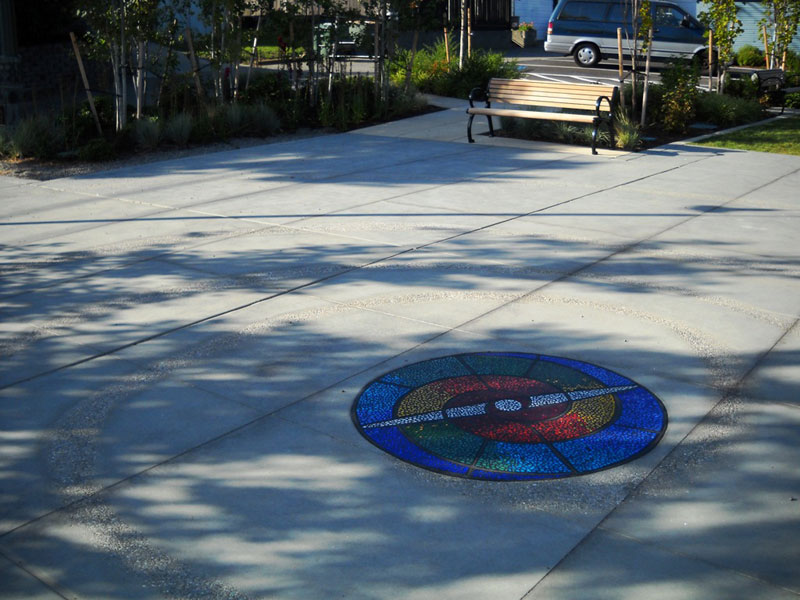 Dakota Place sidewalk