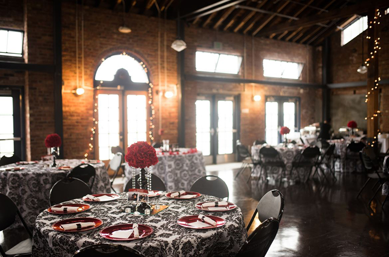 Large Party with centerpieces