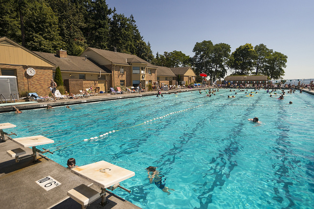Colman Pool laps