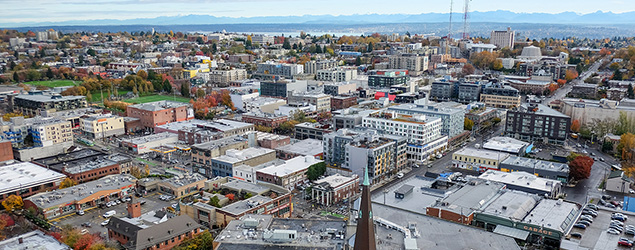 The Seattle skyline