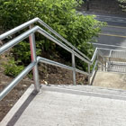 Top of stairs at 50th Ave SW and SW Admiral Way