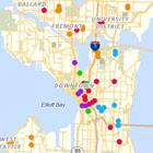 Screenshot of the Automatic Traffic Camera Map