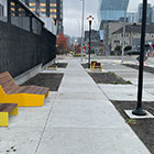 Street upgrades on Thomas St near 7th Ave N 
