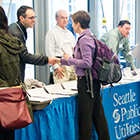 Photo of Seattle Public Utilities public table interaction